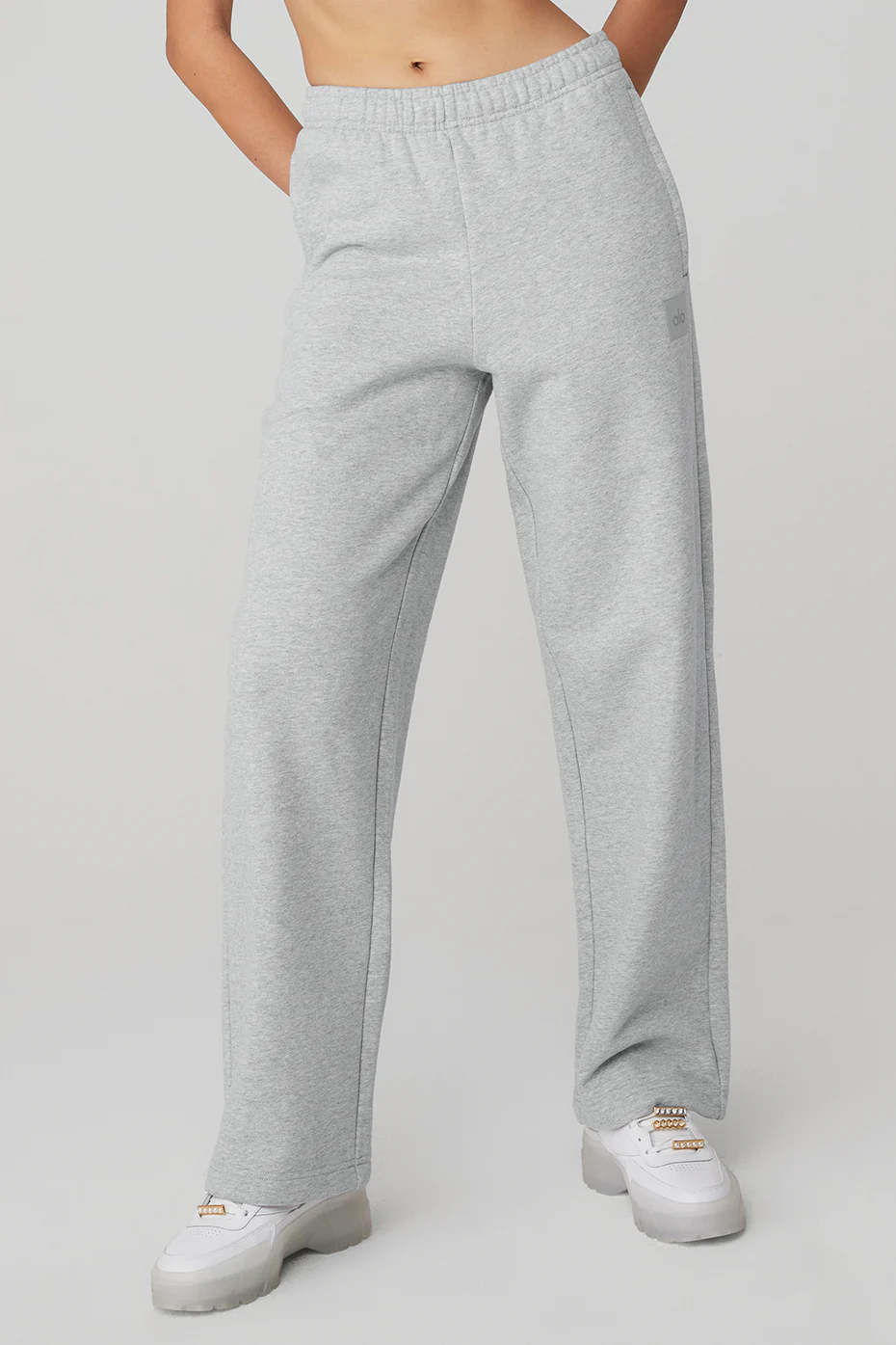 Alo Yoga Renown Heavy Weight Sweatpant – Athletic Heather Grey online