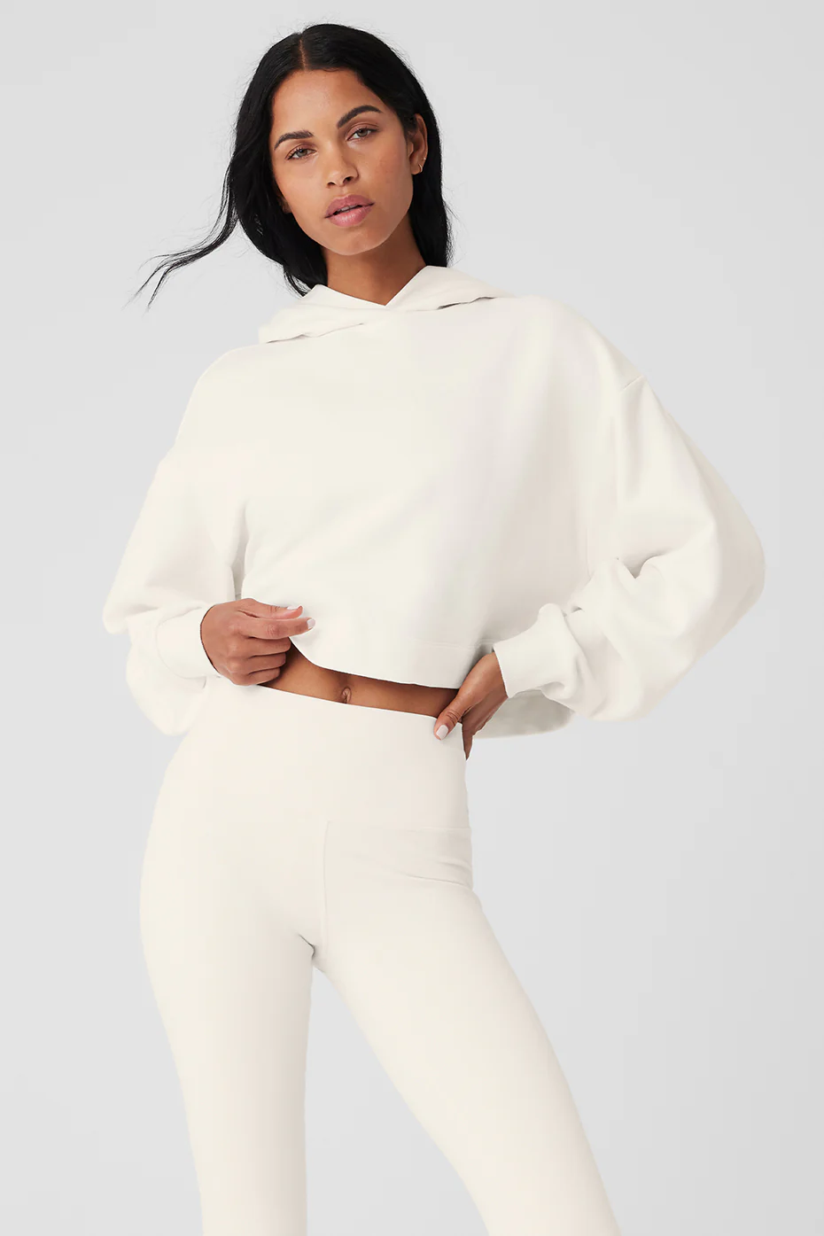 Alo Yoga Bae Hoodie – Ivory online