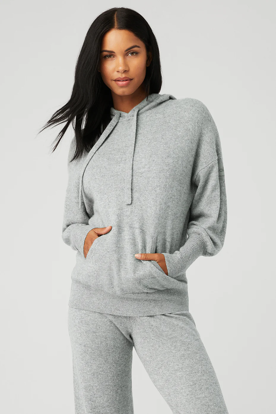Alo Yoga Cashmere Jet Set Hoodie - Dove Grey Heather Alo Yoga Cashmere Jet Set Hoodie – Dove Grey Heather online
