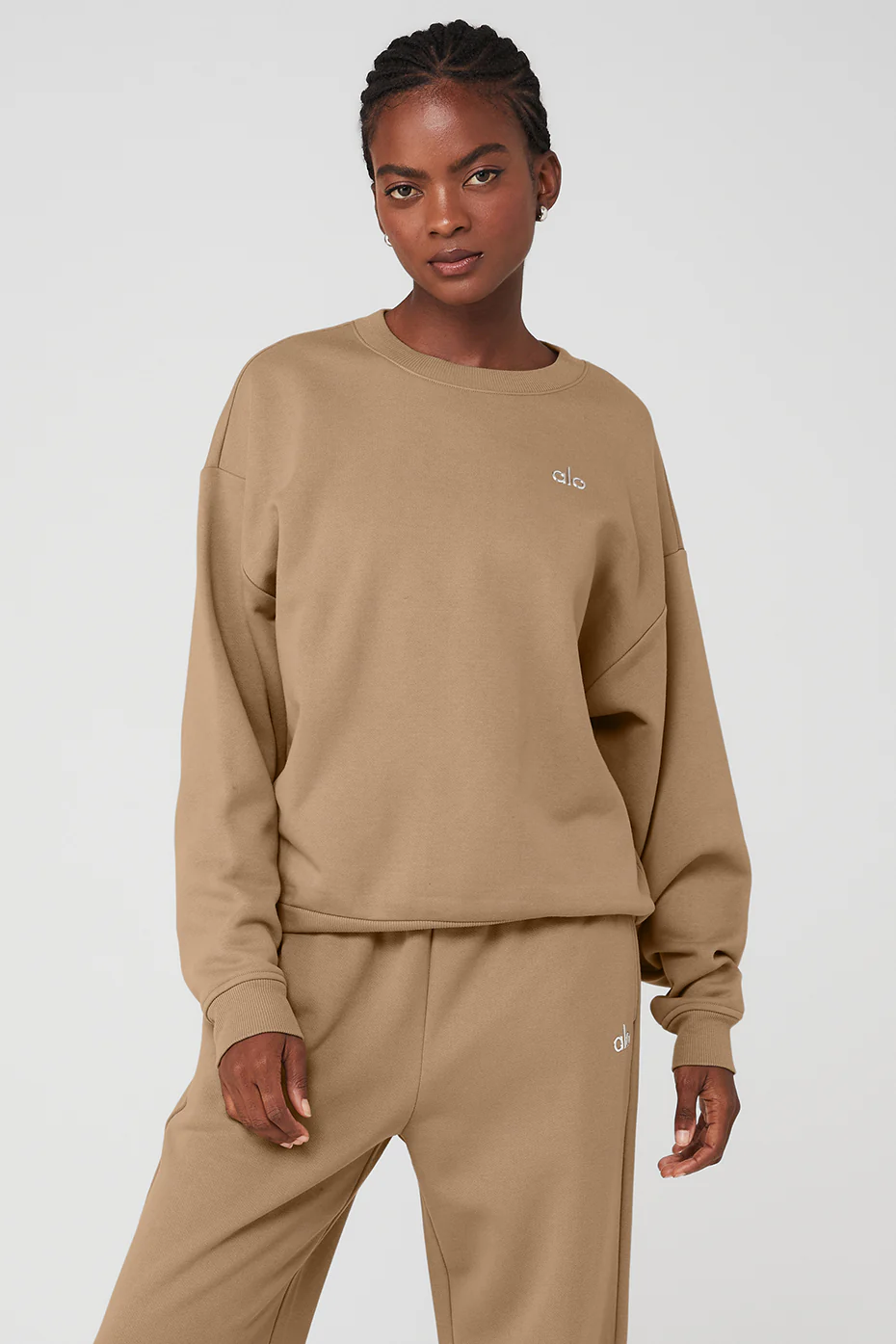 Alo Yoga Accolade Crew Neck Pullover – Gravel online