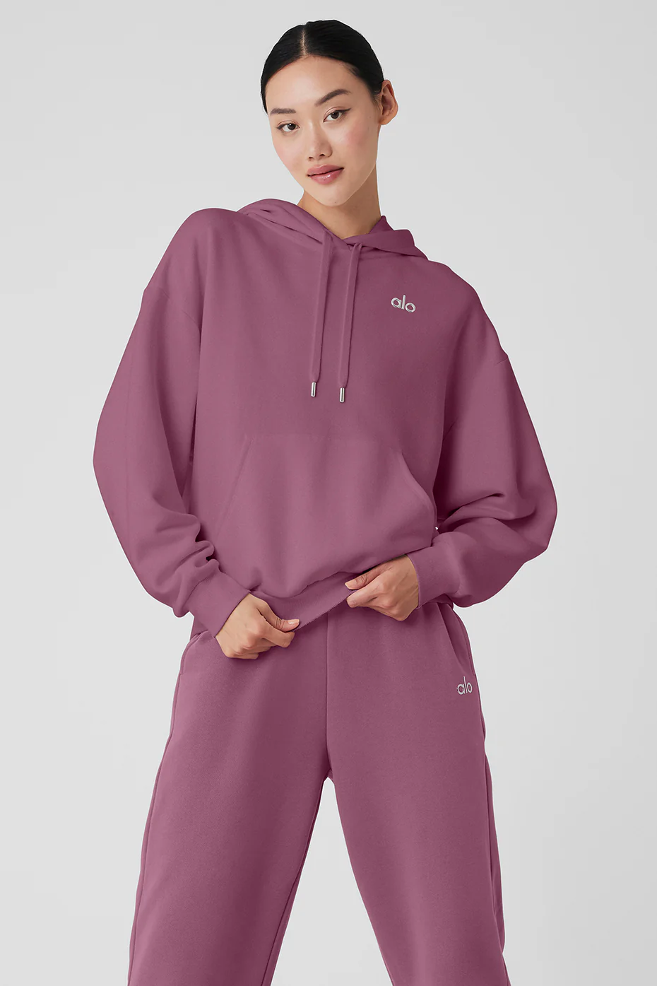 Alo Yoga Accolade Hoodie – Soft Mulberry online