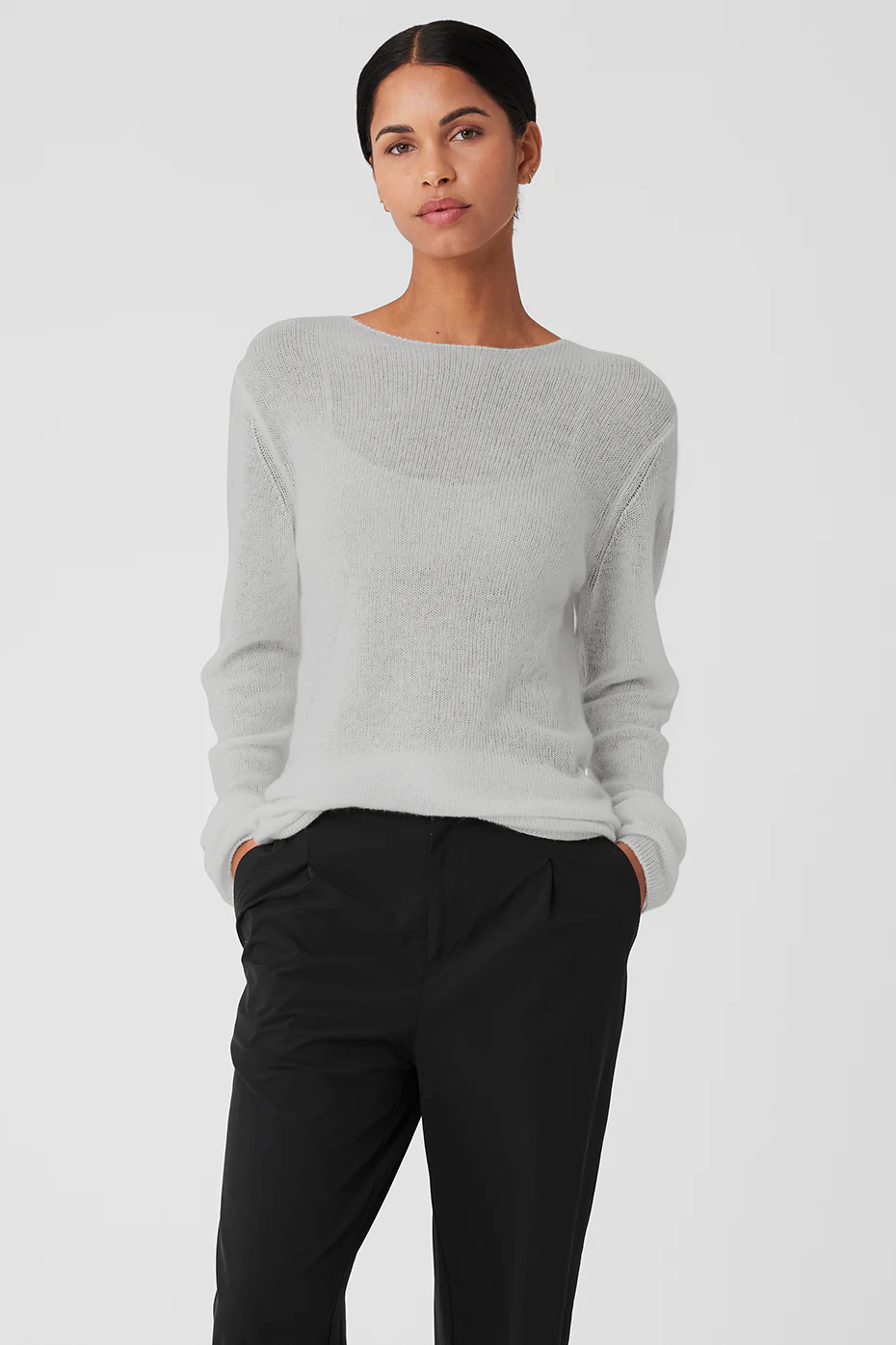 Alo Yoga Cashmere Reform Long Sleeve – Dove Grey Heather online
