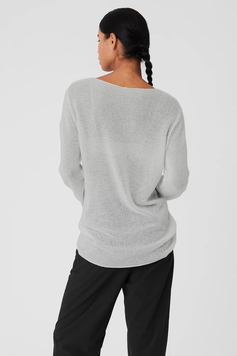 Alo Yoga Cashmere Reform Long Sleeve – Dove Grey Heather online