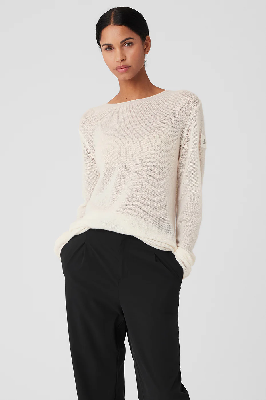 Alo Yoga Cashmere Reform Long Sleeve – Ivory online