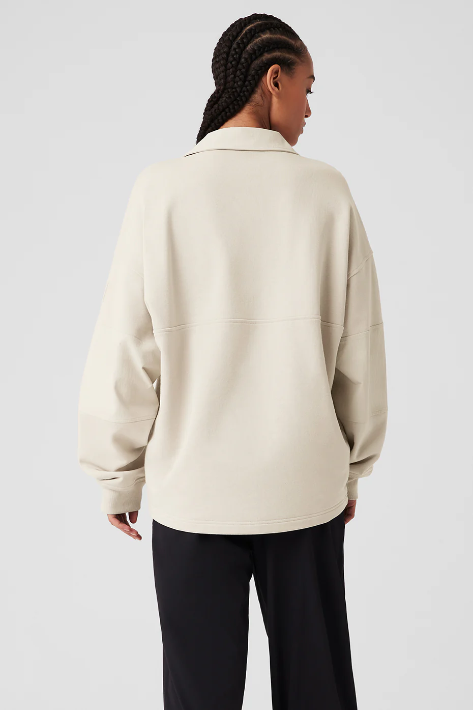 Alo Yoga Mixmatch Rugby Sweatshirt – Bone online