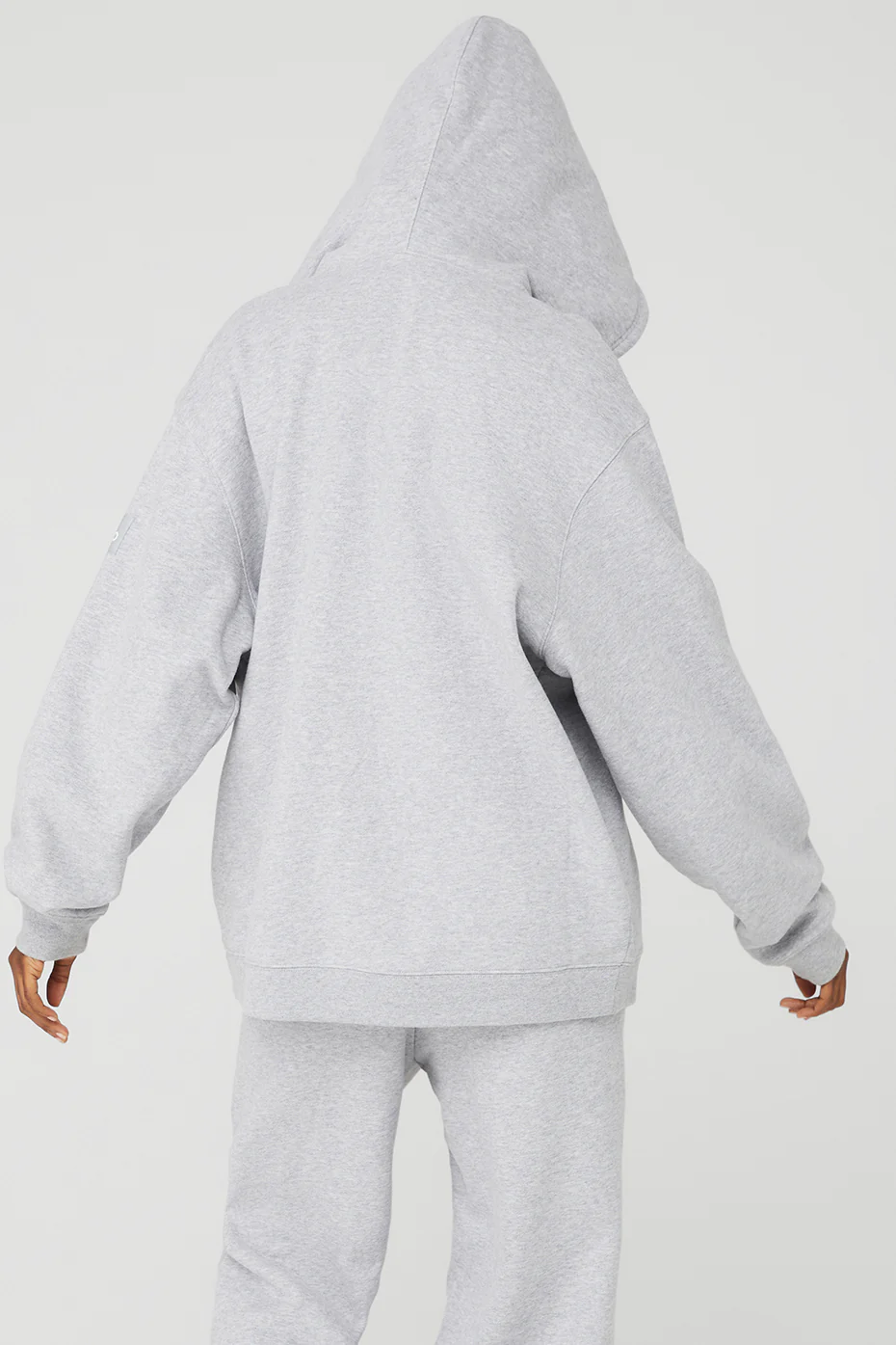 Alo Yoga Renown Heavy Weight Full Zip Hoodie – Athletic Heather Grey online
