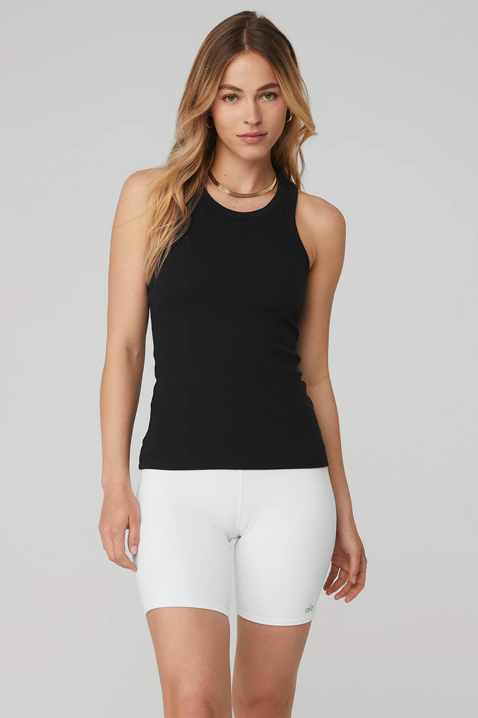 Alo Yoga Ribbed Aspire Full Length Tank – Black online